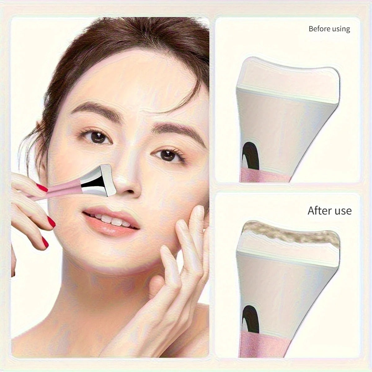Stainless steel blackhead removal tool
